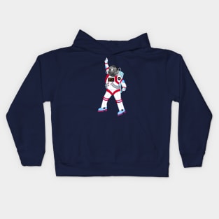 Disco Ball Astronaut Kids Hoodie